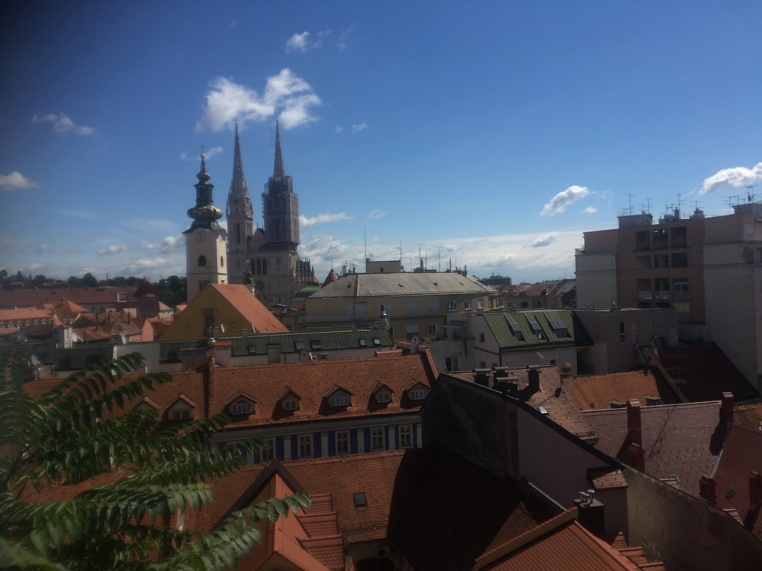 Uitzicht over Zagreb
