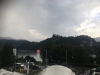 Bled in de regen
