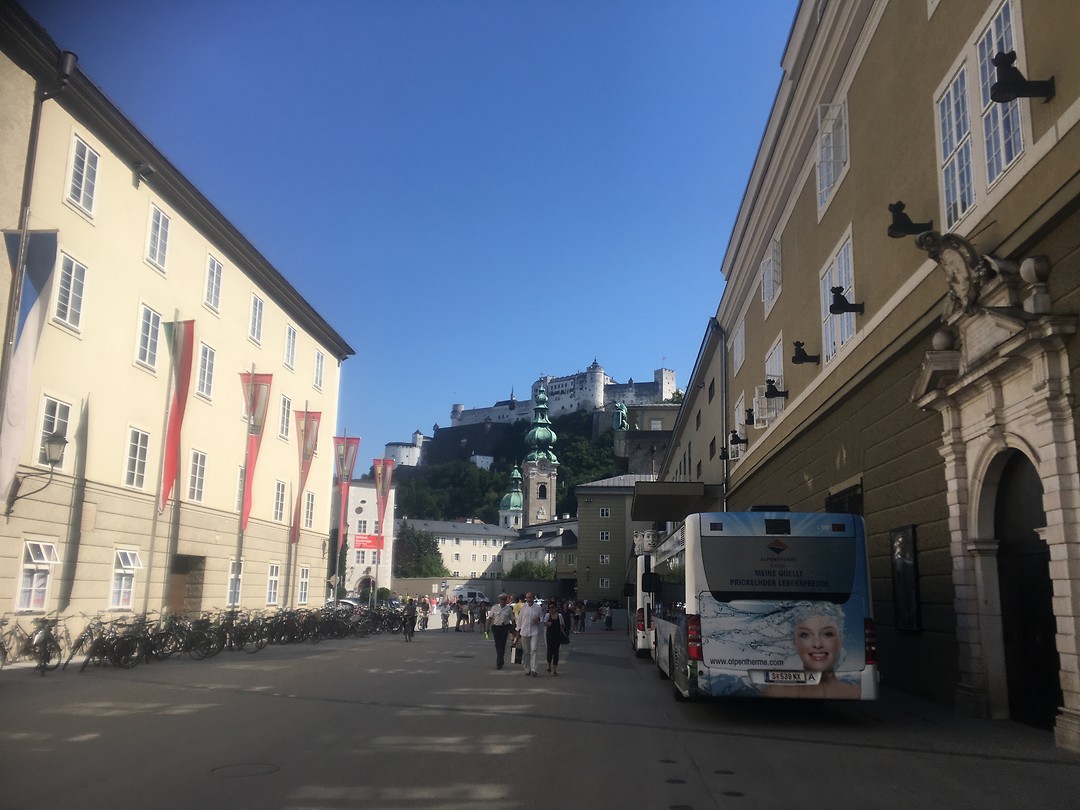 Festung Hohensalzburg op de achtergrond