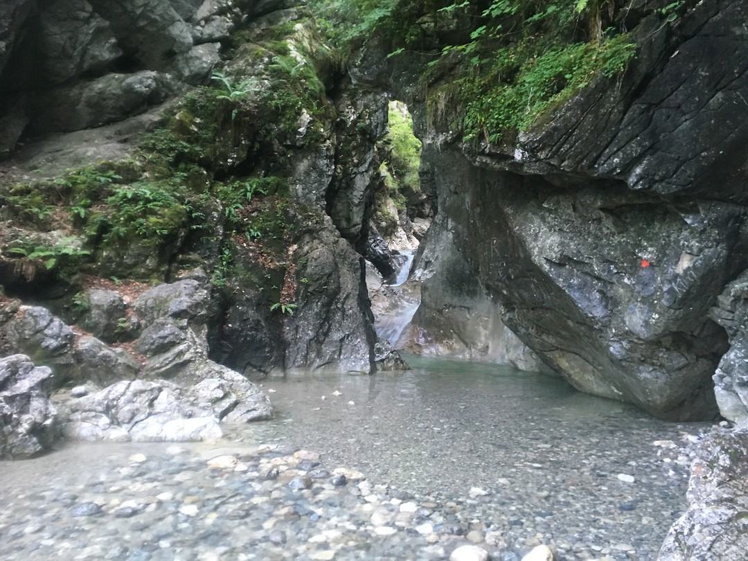 Waterval - uiteinde van de kloof