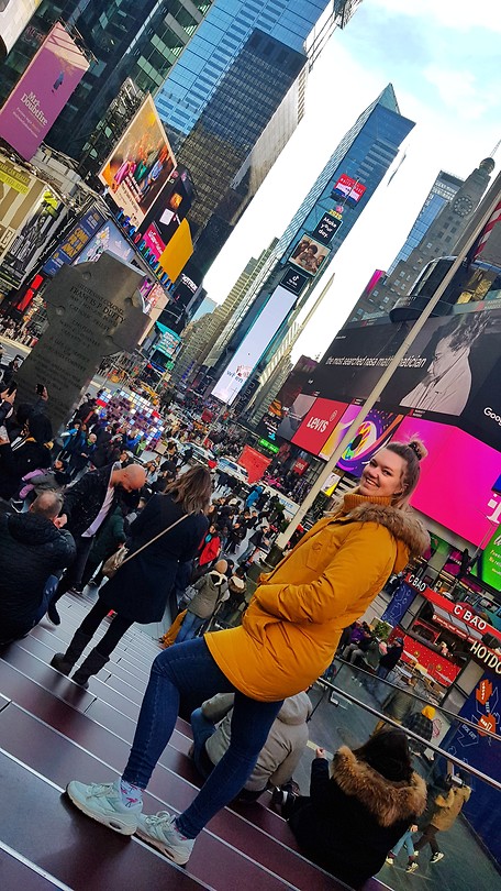 Happy me @ Times Square