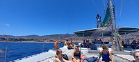 Op de catamaran