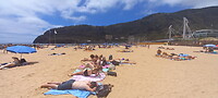 Lekker op t strand