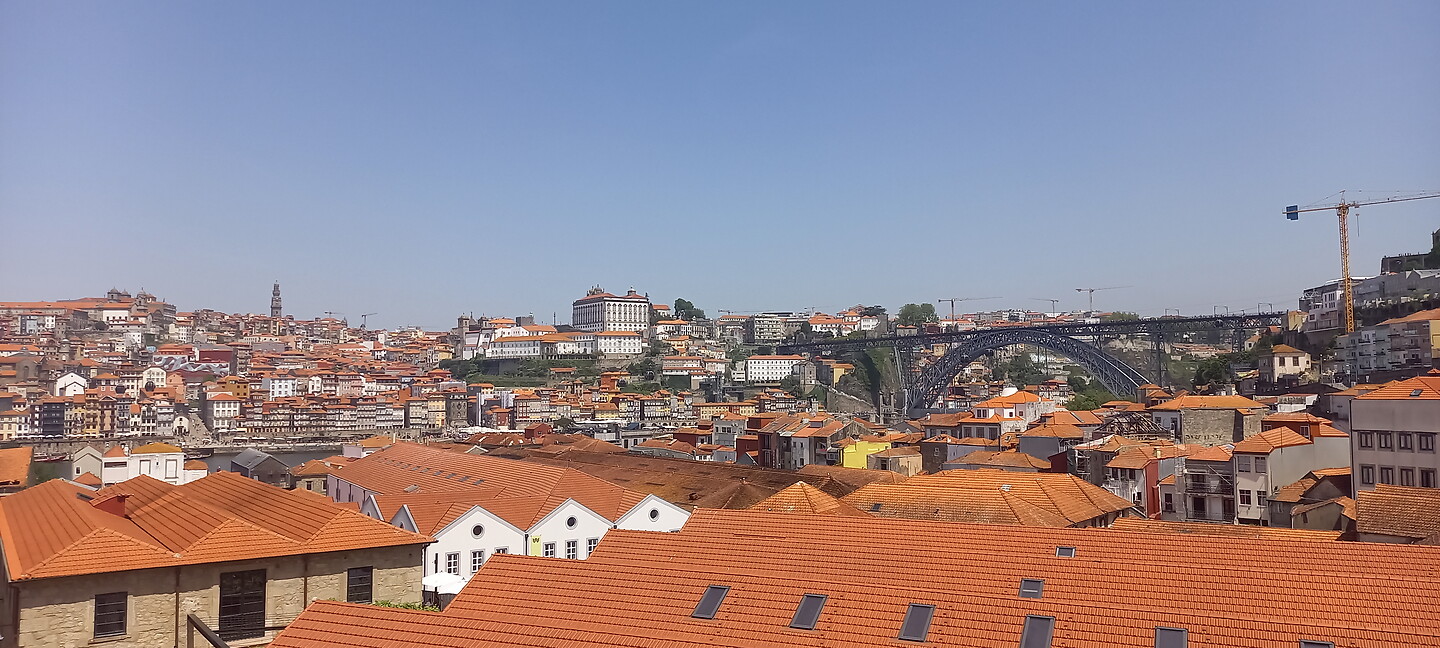 Uitzicht op Porto