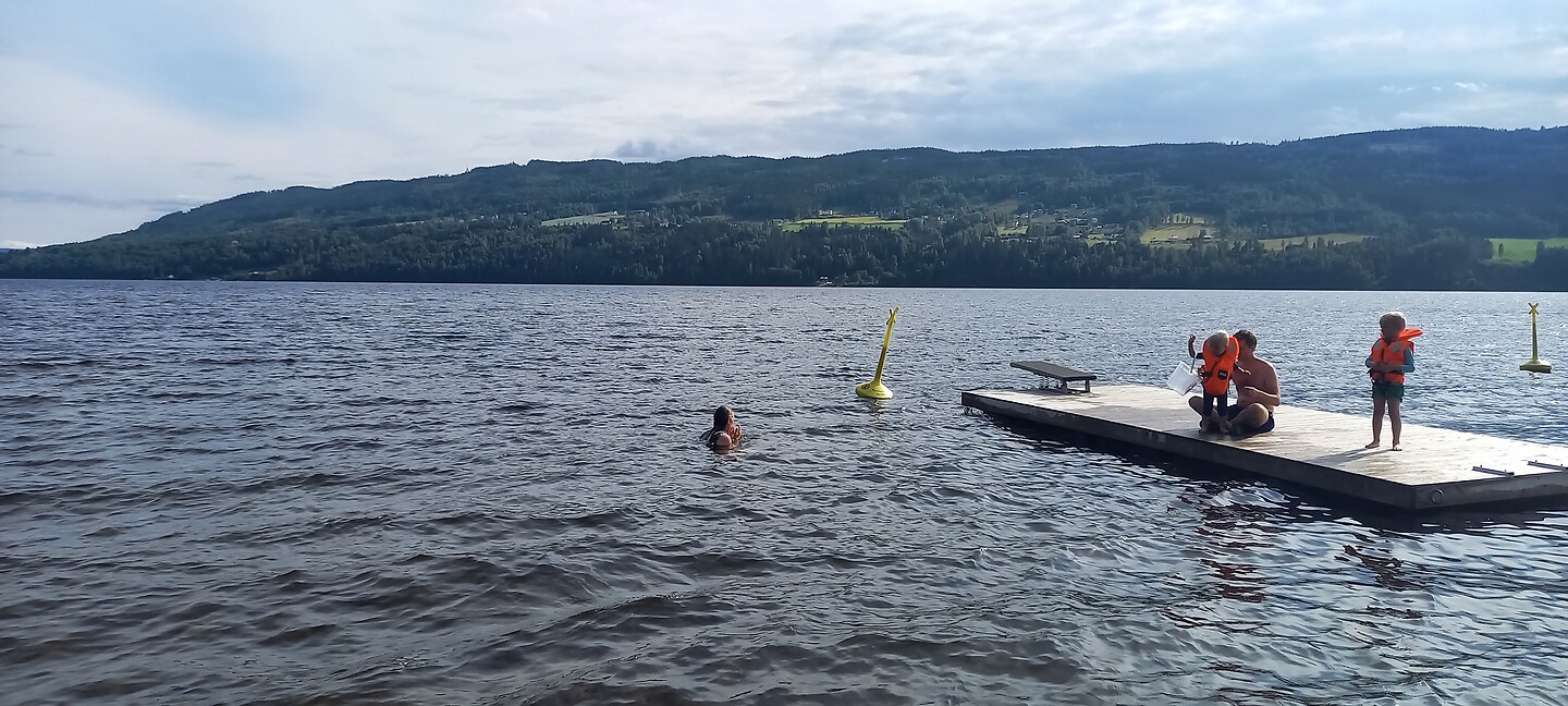 Baden is Randsfjorden