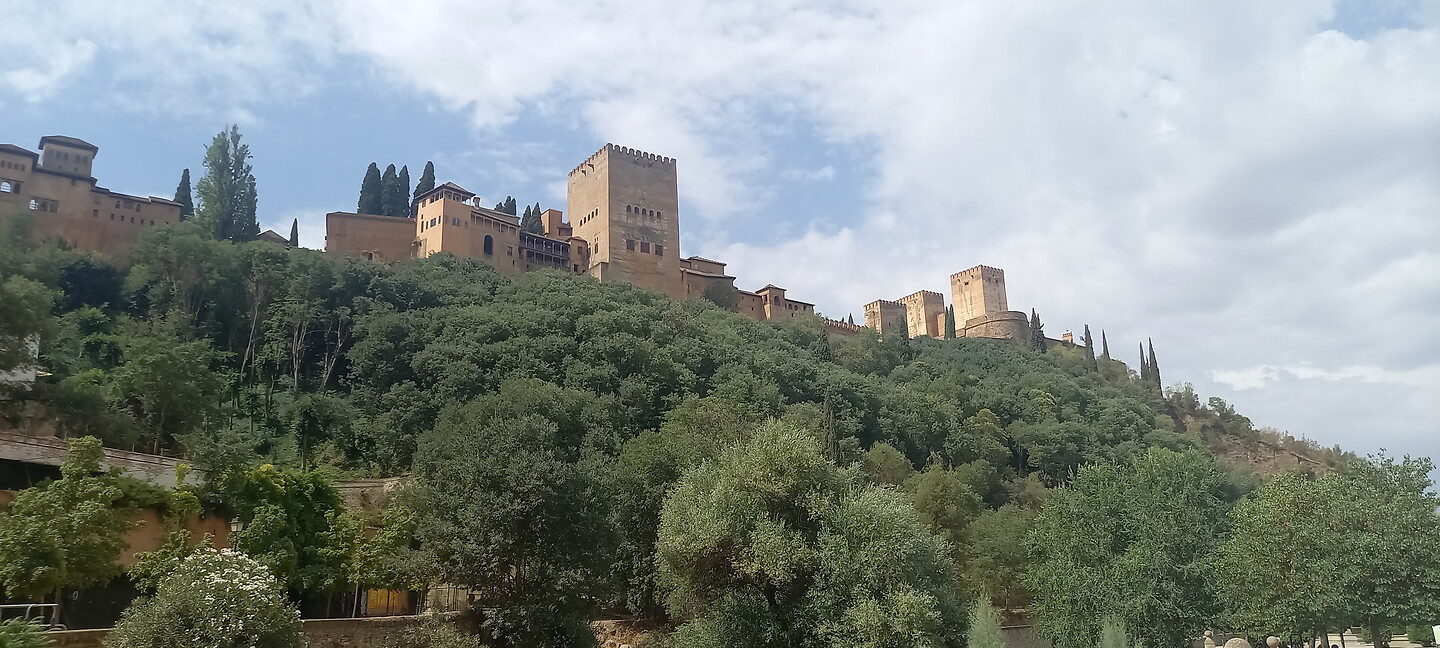 Alhambra vanaf beneden