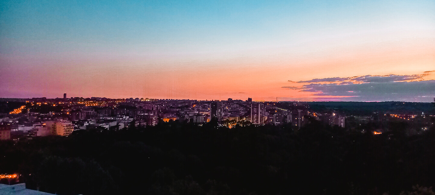 West Madrid by night