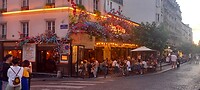 Schattig restaurantje in Montmartre