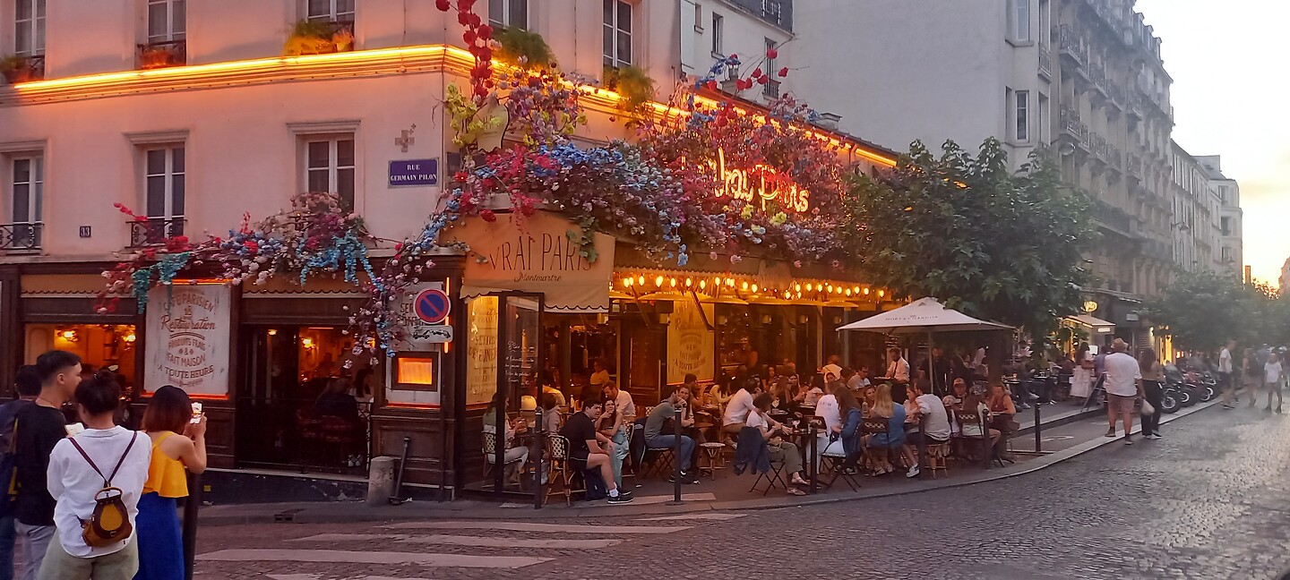 Schattig restaurantje in Montmartre