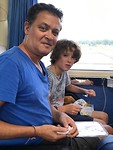 Nasi Goreng in de trein, mmm lekker hoor