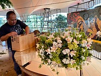 Bloemstukken voor de bruiloft