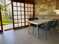 Werkplek in de tuinkamer