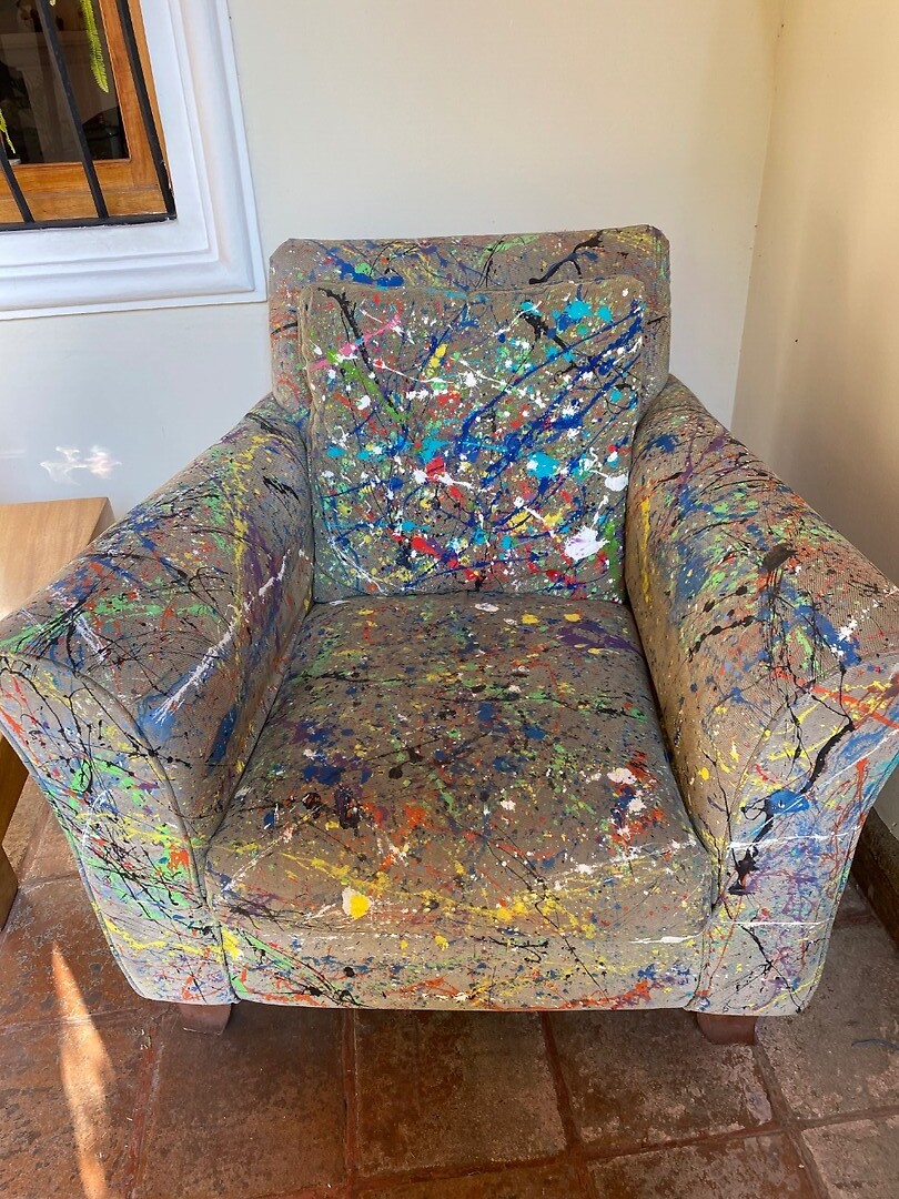Jackson Pollock stoel