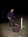 Marvin op zijn afscheidsbbq