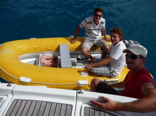 Varen met de "Dinghy"