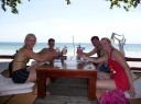 ff lunch tussen duiken door met Suus & Guido