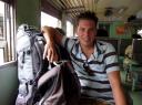 In de trein naar Ayutthaya