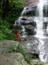 Waterval vlak bij