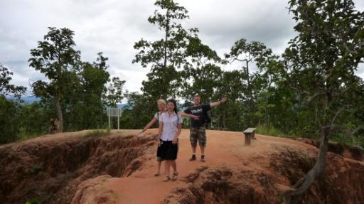 In de Canyon met John (Engelsman) en Ann (Thai)
