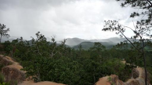 Uitzicht vanuit de Pai Canyon...