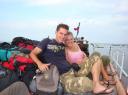 Op de boot van Siem Reap naar Battambang