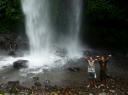 Waterval 1 bij Rinjani Vulkaan... Tim & Frank