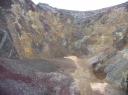 Inside the crater... best vaag... maar wel mooi