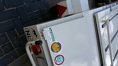 Sticker op aanhanger