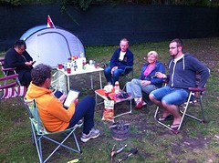 Gezellig kampvuur
