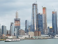 Manhattan skyline vanaf de Hudson River