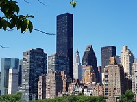 Manhattan vanaf Roosevelt Island