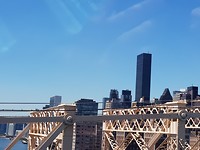 Uitzicht vanuit Roosevelt Island op "ons"appartement