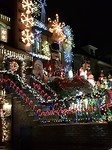 Kerst versieringen in Dyker Heights Brooklyn