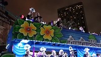 Optocht in aanloop naar Mardi Gras