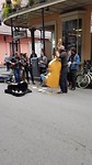 Muziek binnen en buiten. French Quarter