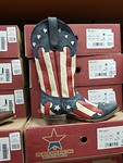Cowboylaarzen met de Amerikaanse vlag