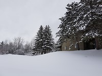 's Nachts verse sneeuw gevallen