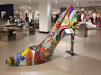 Schoenen afdeling in Bloomingdale's