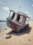 Gestrande boot
