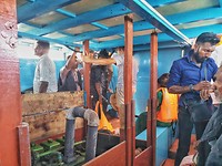 Boot naar Nainativu eiland