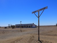 Verlaten station Ghan railway