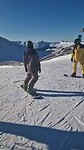 Lars en Niels snowboarden