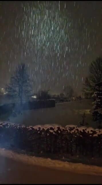 Prachtige  dat het sneeuwt