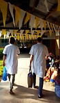 Vlaggetjes met Pasen in het ziekenhuis