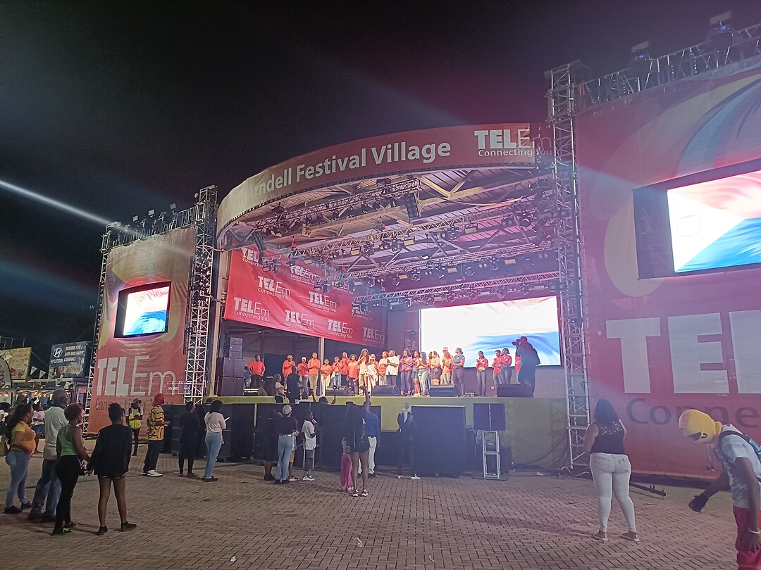 Podium carnaval village