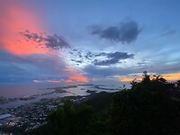 Prachtige zonsondergang