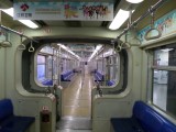 een lege metro!!! OMG