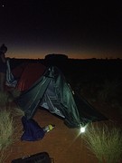 tentje in the middle of the dessert :-)