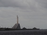 De Sunshine Skyway Bridge, not so sunny