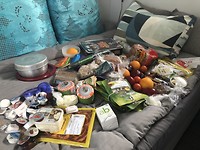 De verassingsbox met eten